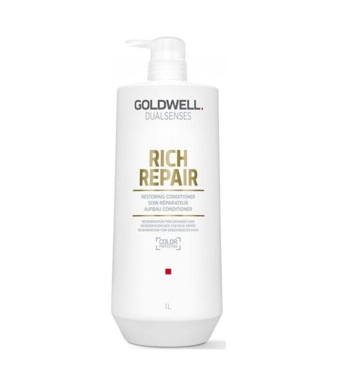Goldwell Dualsenses Rich Repair 1 Litre Shampoo and Conditioner Bundle Halo Hair & Skin - rosehipskincare.com.au