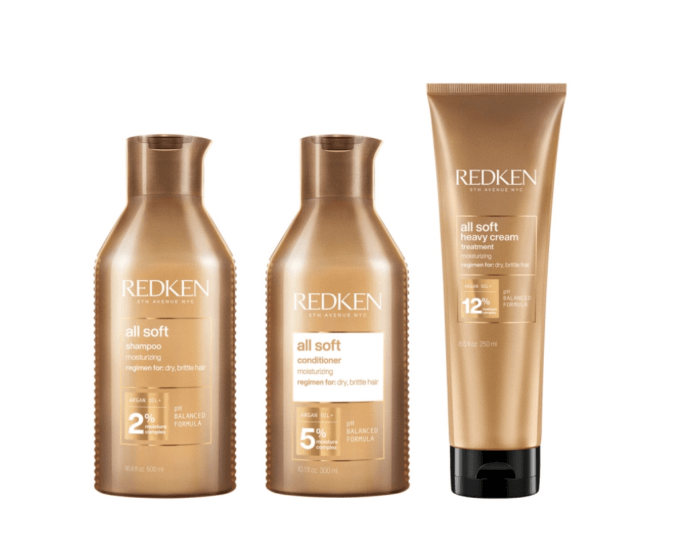 Redken All Soft Trio Bundle Halo Hair & Skin - rosehipskincare.com.au