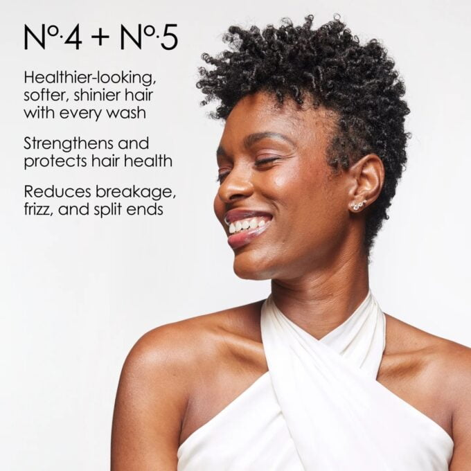 Olaplex No.4C Bond Maintenance Clarifying Shampoo 250ml and No.5 Conditioner 250ml Bundle Halo Hair & Skin - rosehipskincare.com.au