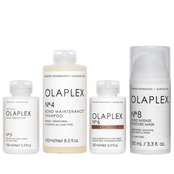 Olaplex No.3 + No.4 + No.6 + No.8 Bundle Halo Hair & Skin - rosehipskincare.com.au