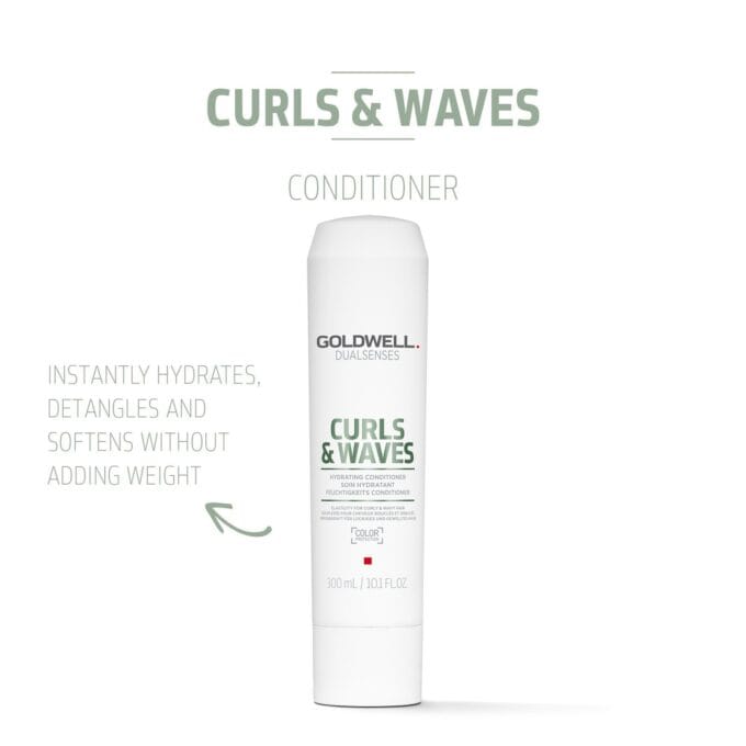 Goldwell Dualsenses Curls & Waves Hydrating Conditioner 300ml Halo Hair & Skin - rosehipskincare.com.au