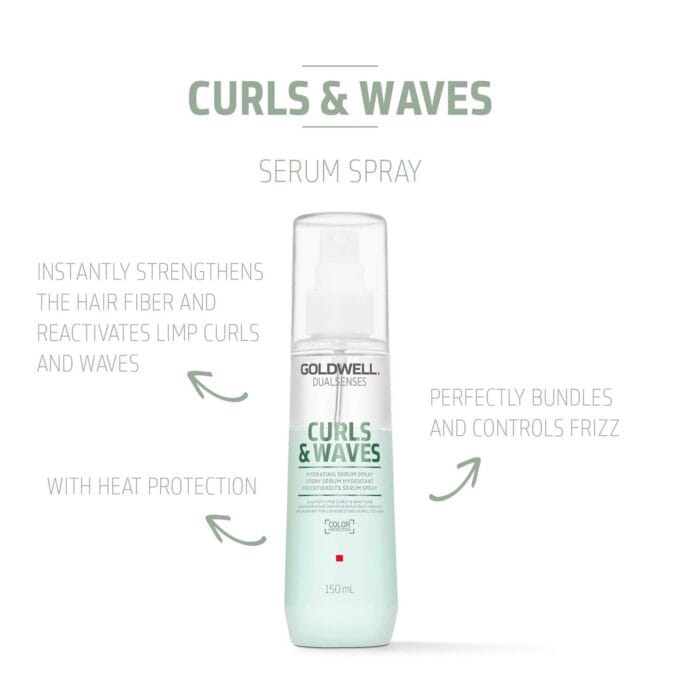 Goldwell Dualsenses Curls & Waves Hydrating Serum Spray 150ml Halo Hair & Skin - rosehipskincare.com.au