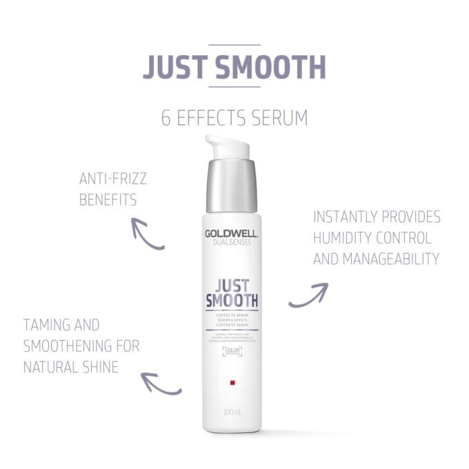 Goldwell Dualsenses Just Smooth 6 Effects Serum 100ml Halo Hair & Skin - rosehipskincare.com.au