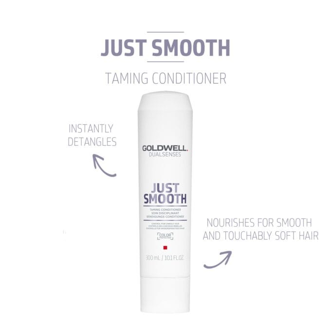 Goldwell Dualsenses Just Smooth Taming Conditioner 300ml Halo Hair & Skin - rosehipskincare.com.au
