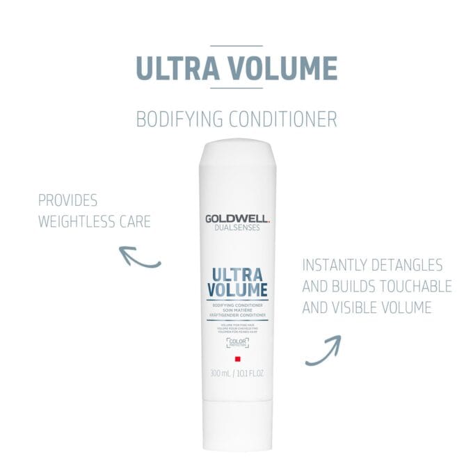 Goldwell Dualsenses Ultra Volume Bodifying Conditioner 300ml Halo Hair & Skin - rosehipskincare.com.au