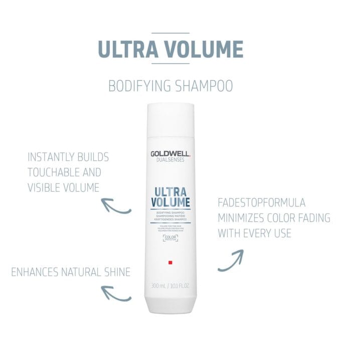 Goldwell Dualsenses Ultra Volume Bodifying Shampoo 300ml Halo Hair & Skin - rosehipskincare.com.au