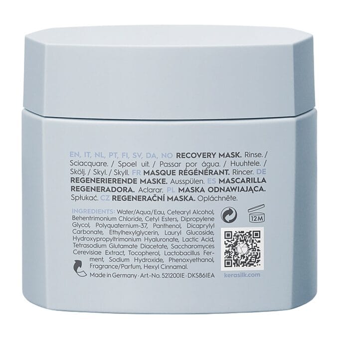 Kerasilk Recovery Mask 200ml Halo Hair & Skin - rosehipskincare.com.au