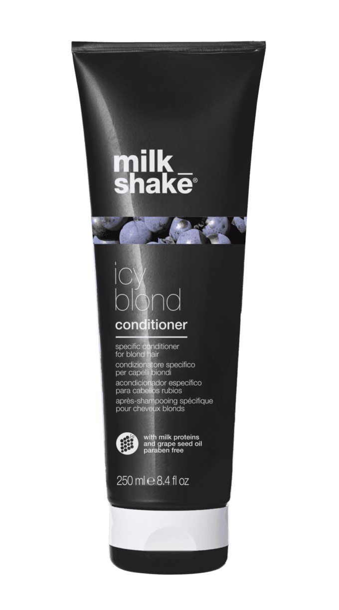 milk_shake Icy Blonde Conditioner 250ml Halo Hair & Skin - rosehipskincare.com.au