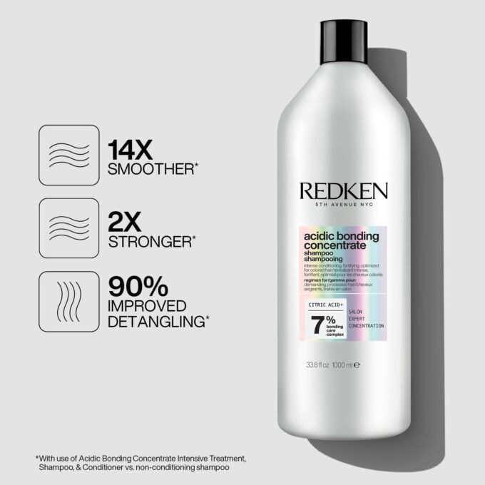 Redken Acidic Bonding 1L Shampoo and Conditioner Bundle Halo Hair & Skin - rosehipskincare.com.au