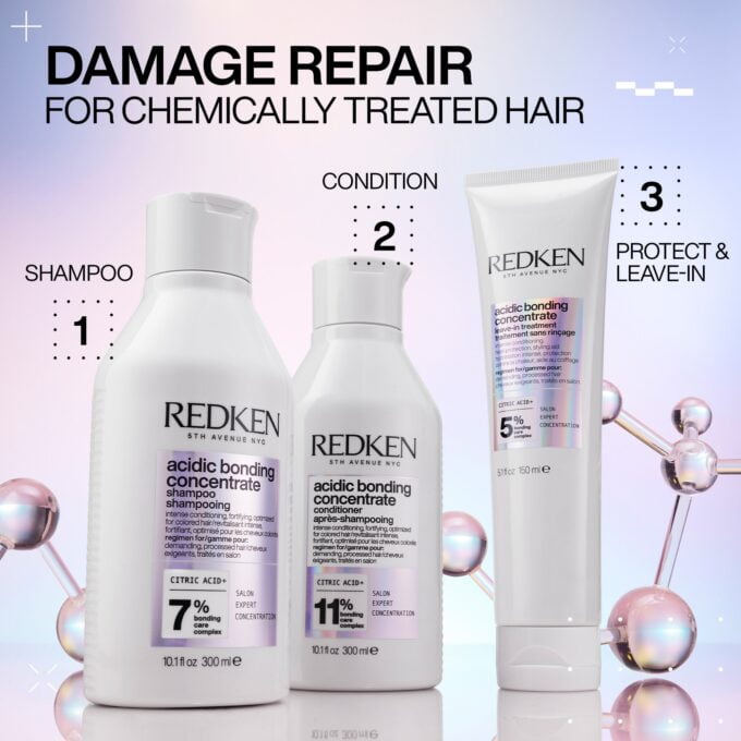 Redken Acidic Bonding Concentrate Shampoo 1000ml Halo Hair & Skin - rosehipskincare.com.au