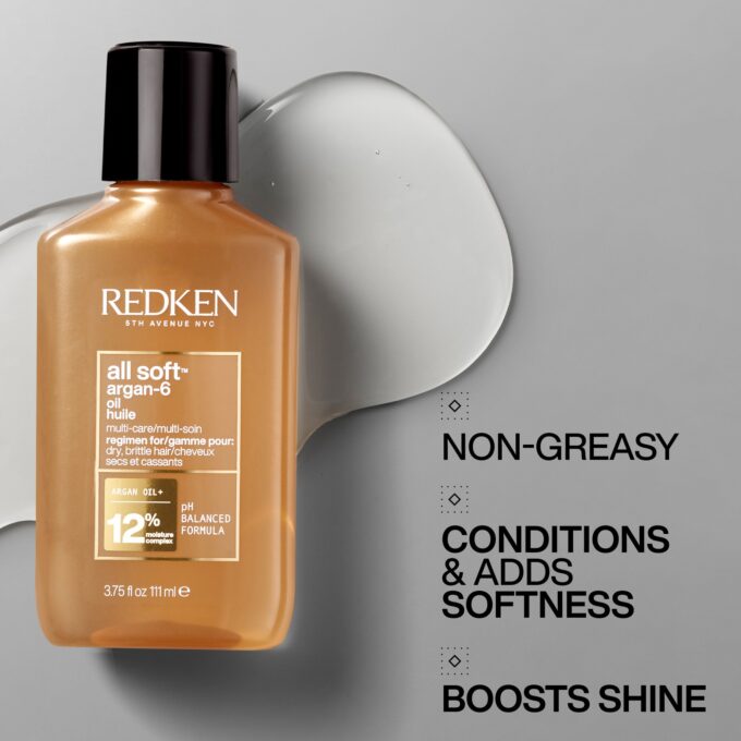 Redken All Soft Argan Oil 111ml Halo Hair & Skin - rosehipskincare.com.au