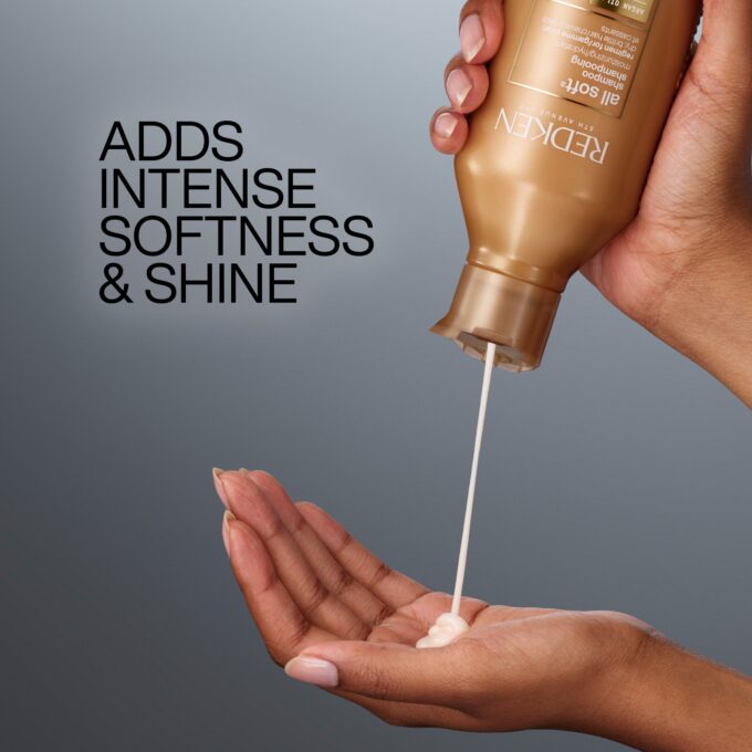 Redken All Soft Shampoo 500ml Halo Hair & Skin - rosehipskincare.com.au