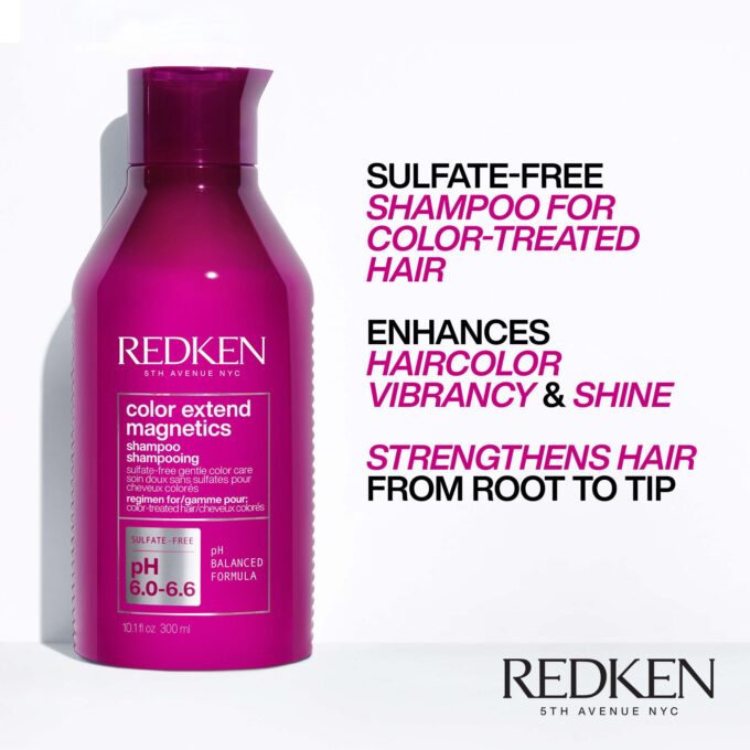 Redken Color Extend Magnetics Sulfate-Free Shampoo 300ml Halo Hair & Skin - rosehipskincare.com.au