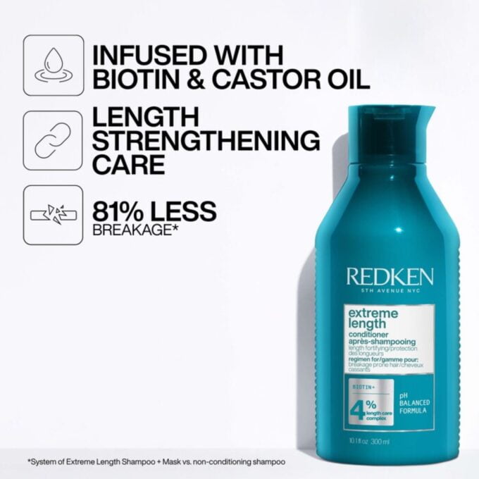 Redken Extreme Length Conditioner 500ml Halo Hair & Skin - rosehipskincare.com.au