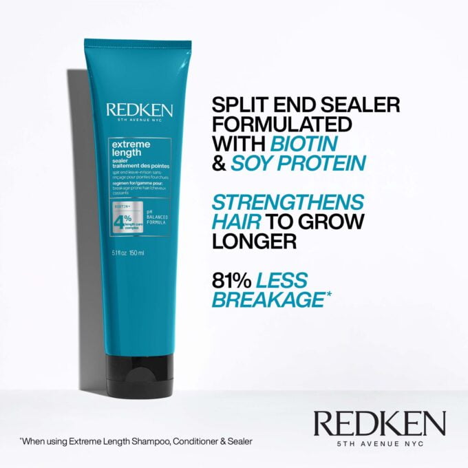 Redken Extreme Length Leave-In Conditioner 150ml Halo Hair & Skin - rosehipskincare.com.au