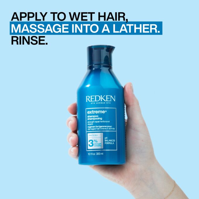 Redken Extreme Strengthening Shampoo 500ml Halo Hair & Skin - rosehipskincare.com.au