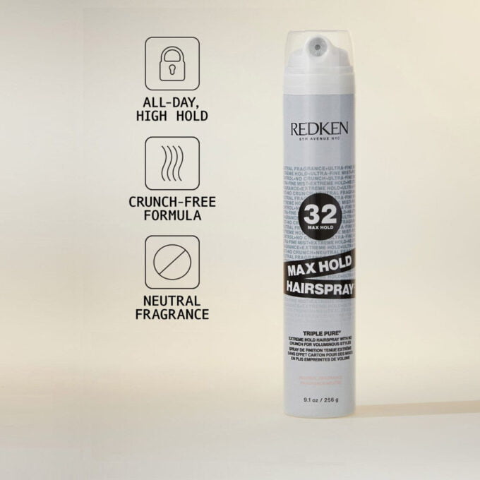 Redken Max Hold Pure Hairspray 270g Halo Hair & Skin - rosehipskincare.com.au