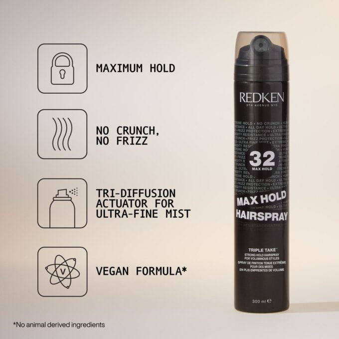 Redken Max Hold Hairspray 270g Halo Hair & Skin - rosehipskincare.com.au