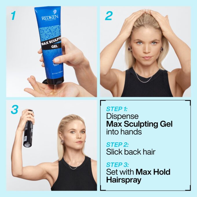 Redken Max Sculpt Gel 250ml Halo Hair & Skin - rosehipskincare.com.au