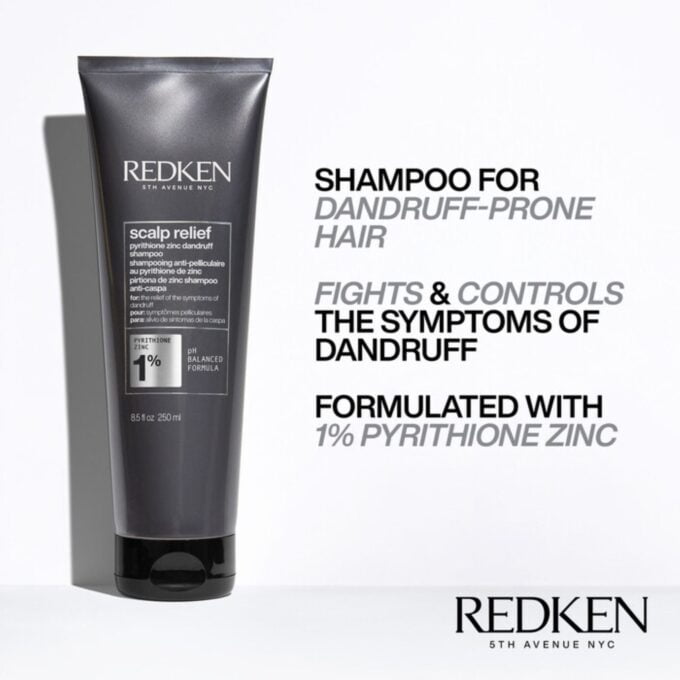 Redken Scalp Relief Dandruff Control Shampoo 250ml Halo Hair & Skin - rosehipskincare.com.au