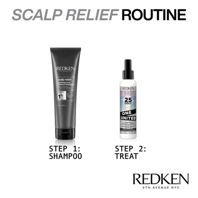 Redken Scalp Relief Dandruff Control Shampoo 250ml Halo Hair & Skin - rosehipskincare.com.au