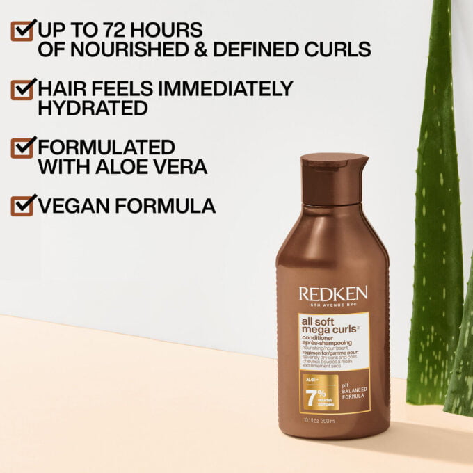 Redken All Soft Mega Curls 300ml Duo Bundle Halo Hair & Skin - rosehipskincare.com.au