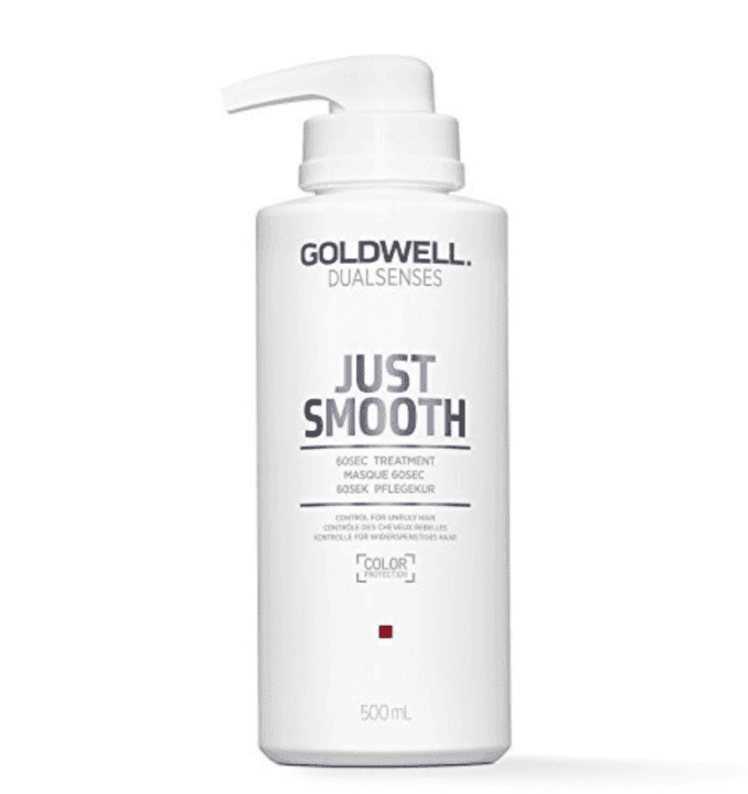 Goldwell Dualsenses Just Smooth 60 Second Treatment 500ml Halo Hair & Skin - rosehipskincare.com.au