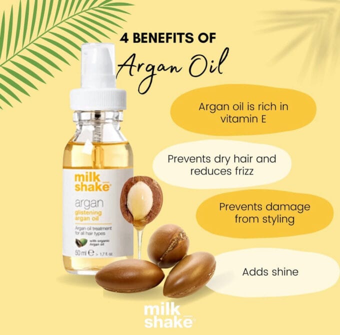 milk_shake Glistening Argan Oil 50ml Halo Hair & Skin - rosehipskincare.com.au