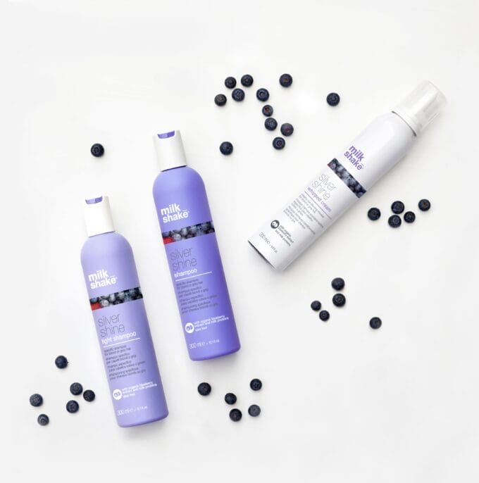 milk_shake Silver Shine Light Shampoo 300ml Halo Hair & Skin - rosehipskincare.com.au