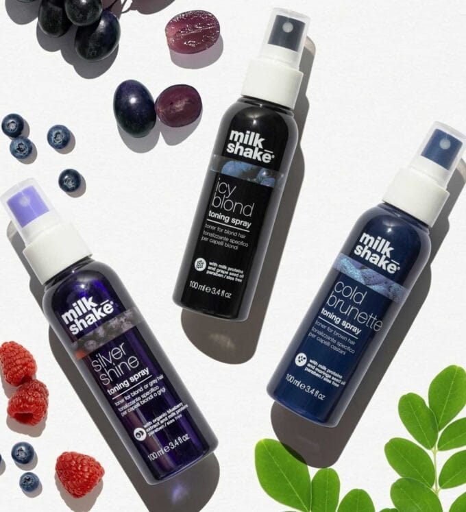 milk_shake Icy Blonde Toning Spray 100ml Halo Hair & Skin - rosehipskincare.com.au