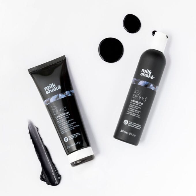 milk_shake Icy Blonde Shampoo 300ml Halo Hair & Skin - rosehipskincare.com.au